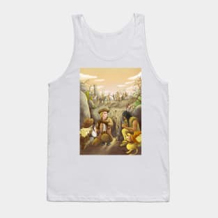 Buffalo Bill And Standing Buffalo Tank Top